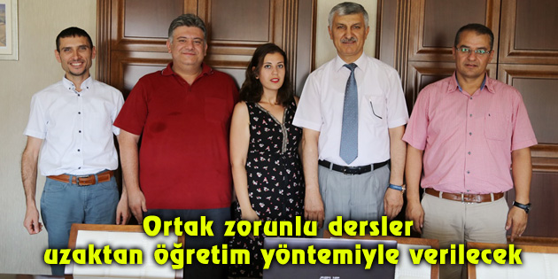 Ortak zorunlu dersler uzaktan öğretim yöntemiyle verilecek
