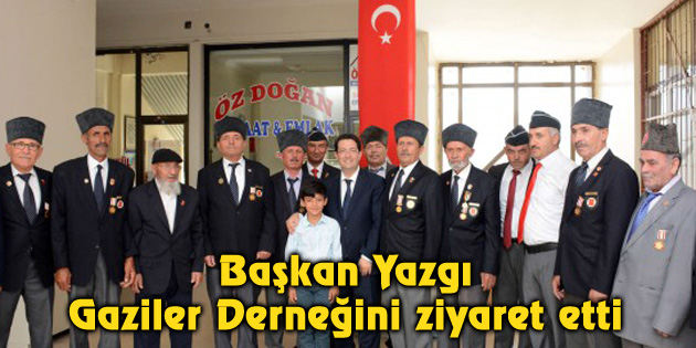 Başkan Yazgı, Gaziler Derneğini ziyaret etti