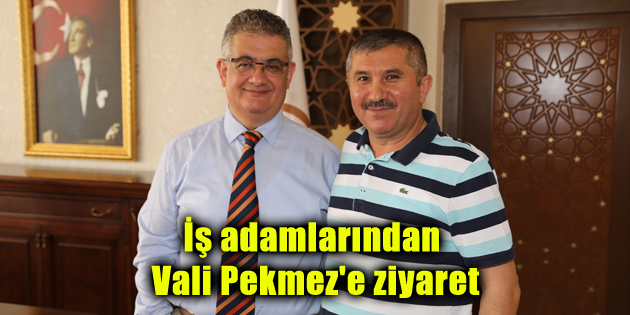 İş adamlarından Vali Pekmez’e ziyaret