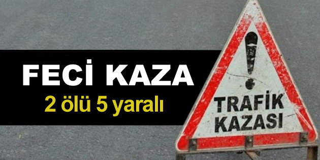 Ambulansa yolcu otobüsü çarptı: 2 ölü, 5 yaralı