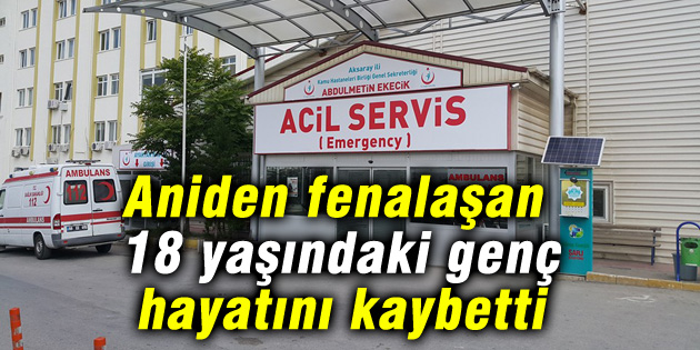 Aniden yere yığılarak hayatını kaybetti!