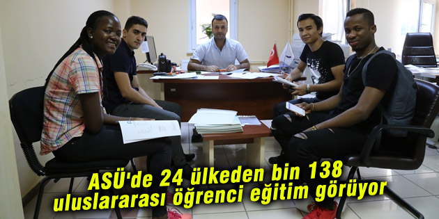 ASÜ’de 24 ülkeden bin 138 uluslararası öğrenci eğitim görüyor