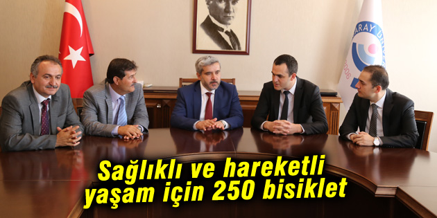 Sağlıklı ve hareketli yaşam için 250 bisiklet