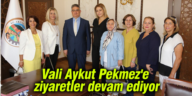 Vali Aykut Pekmez’e ziyaretler devam ediyor