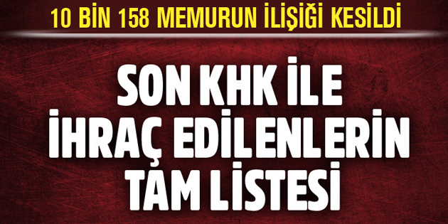 İki yeni KHK yayımlandı