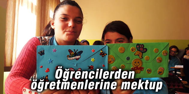 Öğrencilerden öğretmenlerine mektup
