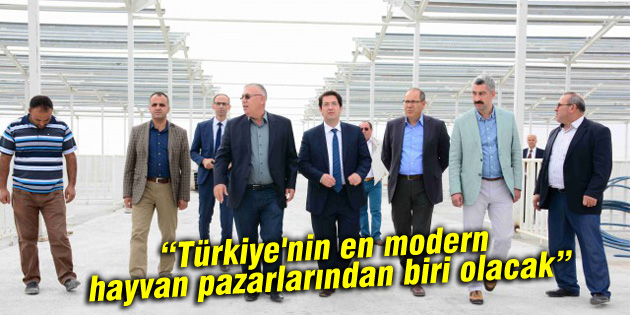 Türkiye’nin en modern hayvan pazarlarından biri olacak