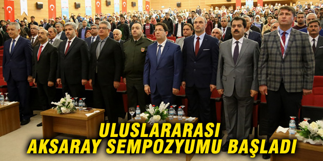 Uluslararası Aksaray Sempozyumu başladı