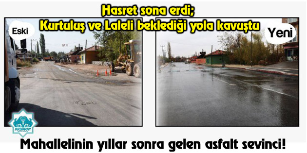 Mahallelinin yıllar sonra gelen asfalt sevinci!