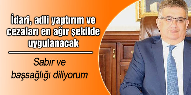 İntihar olayına Vali Aykut Pekmez’den açıklama