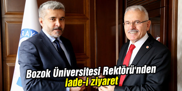 Bozok Üniversitesi Rektörü’nden iade-i ziyaret
