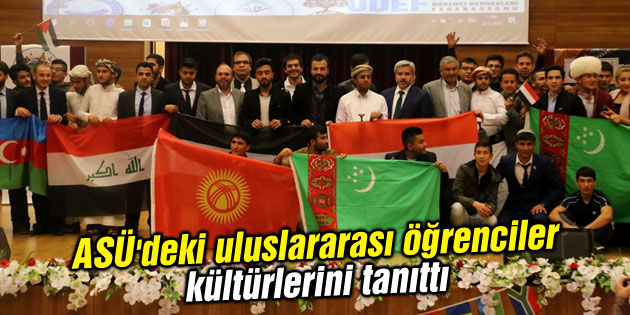 ASÜ’deki uluslararası öğrenciler kültürlerini tanıttı