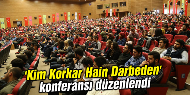 ‘Kim Korkar Hain Darbeden’ konferansı