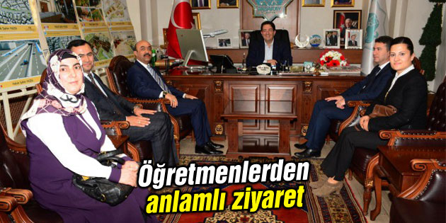 Öğretmenlerden anlamlı ziyaret