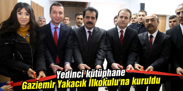 Yedinci kütüphane Gaziemir Yakacık İlkokulu’na kuruldu