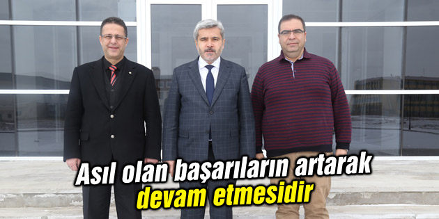 Asıl olan başarıların artarak devam etmesidir