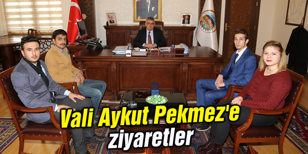 Vali Aykut Pekmez’e ziyaretler