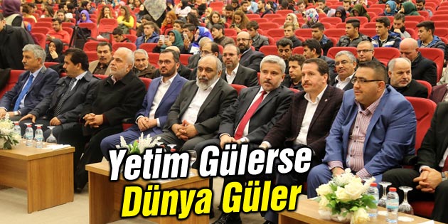 ‘Yetim Gülerse Dünya Güler’ isimli konferans düzenlendi