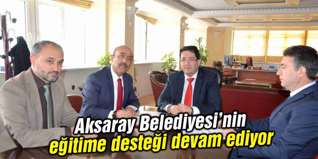 Aksaray Belediyesi eğitime desteğini sürdürüyor