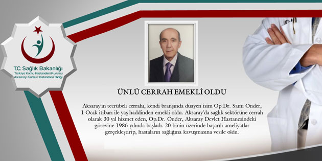 Ünlü cerrah emekli oldu