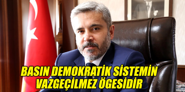 Rektor Şahin: Basın demokratik sistemin vazgeçilmez ögesidir