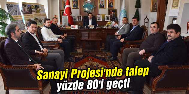Sanayi Projesi’nde talep yüzde 80’i geçti