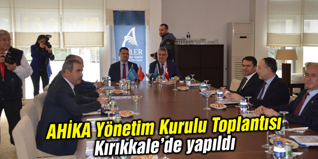 AHİKA Yönetim Kurulu Toplantısı yapıldı