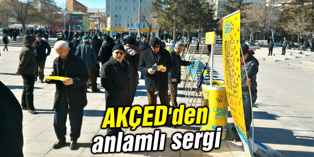AKÇED’den anlamlı sergi