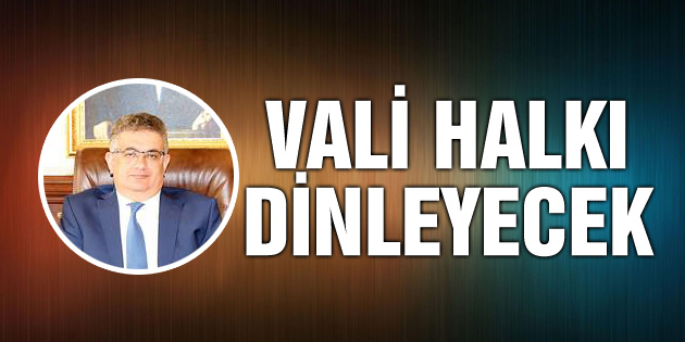 Aksaray Valisi Aykut Pekmez halk günü toplantısı yapacak!