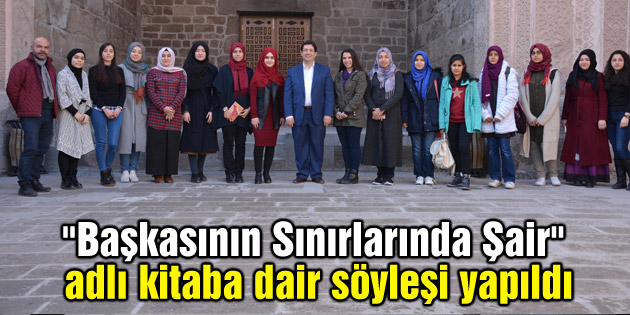 Zinciriye Medresesi’nde söyleşi