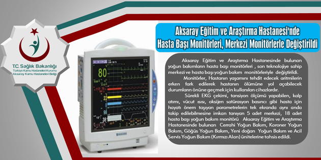Aksaray Eğitim ve Araştırma Hastanesi’nde değişim devam ediyor
