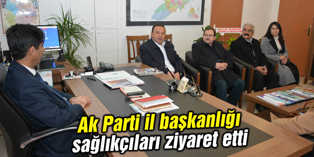Ak Parti il başkanlığı sağlıkçıları ziyaret etti