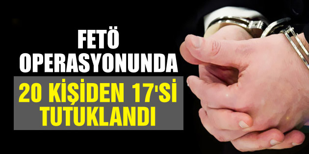 Aksaray merkezli FETÖ operasyonunda 20 tutuklama