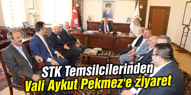 STK Temsilcilerinden Vali Aykut Pekmez’e ziyaret