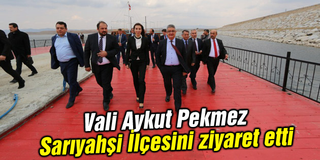 Vali Aykut Pekmez Sarıyahşi İlçesini ziyaret etti