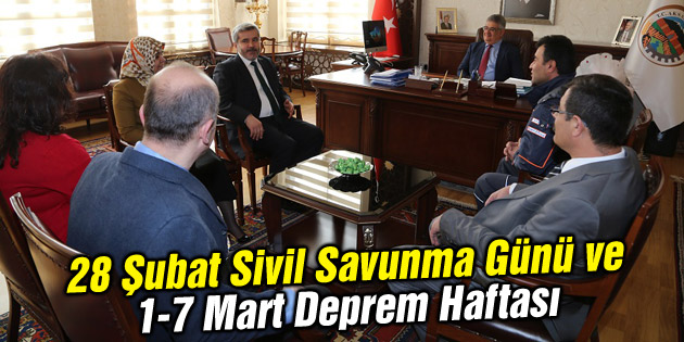 28 Şubat Sivil Savunma Günü ve 1-7 Mart Deprem Haftası