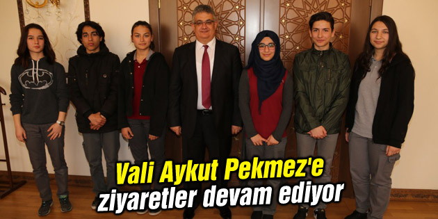 Vali Aykut Pekmez’e ziyaretler devam ediyor
