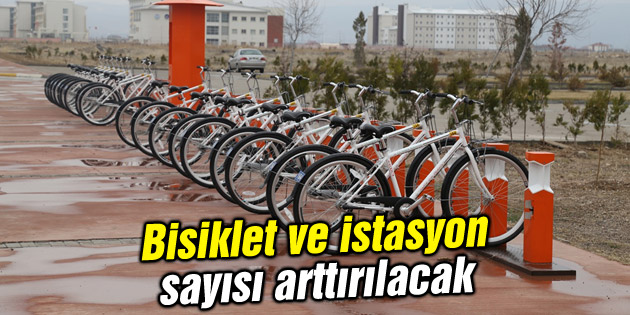 Bisiklet ve istasyon sayısı arttırılacak