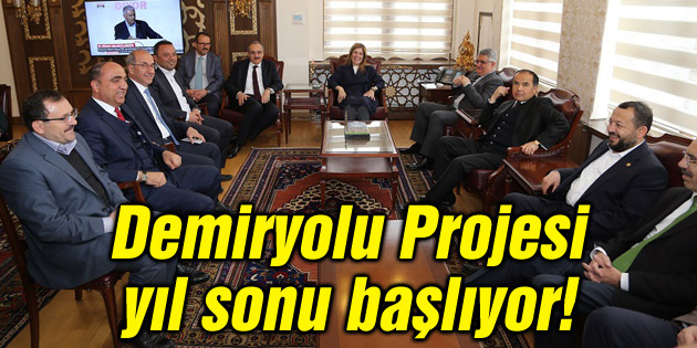 Demiryolu projesi yıl sonu başlıyor