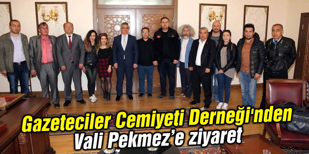 Aksaray Gazeteciler Cemiyeti Derneği’nden Vali Pekmez’e ziyaret