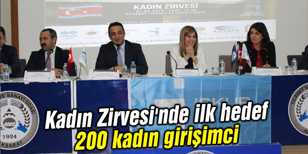 Kadın Zirvesi’nde ilk hedef 200 kadın girişimci