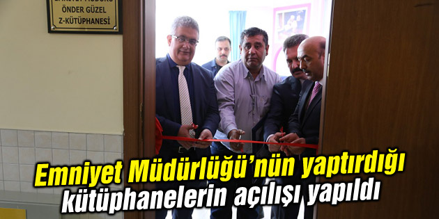 Yeni kütüphanelerin açılışı yapıldı