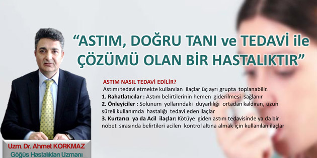 Astımi doğru tanı ve tedavi ile çözümü olan bir hastalıktır