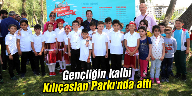 Gençliğin kalbi Kılıçaslan Parkı’nda attı