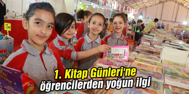 1. Kitap Günleri’ne öğrencilerden yoğun ilgi