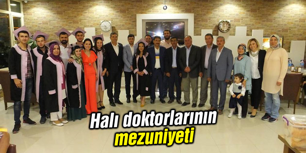 Halı doktorlarının mezuniyeti