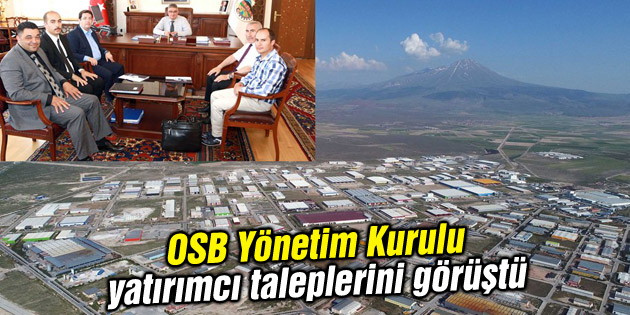 OSB Yönetim Kurulu yatırımcı taleplerini görüştü