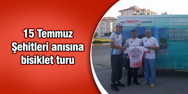 15 Temmuz Şehitleri anısına bisiklet turu