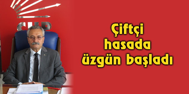 Çiftçi hasada üzgün başladı