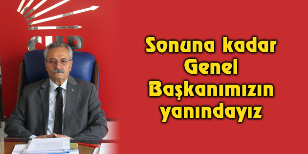 CHP Aksaray İl Başkanlığı’ndan Kılıçdaroğlu’na destek açıklaması